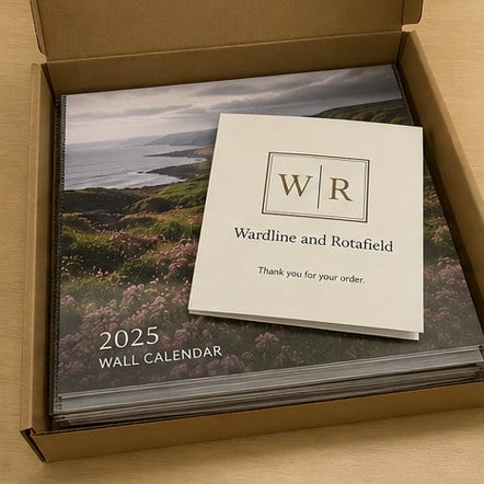 Customized wall calendars for clinics and practices