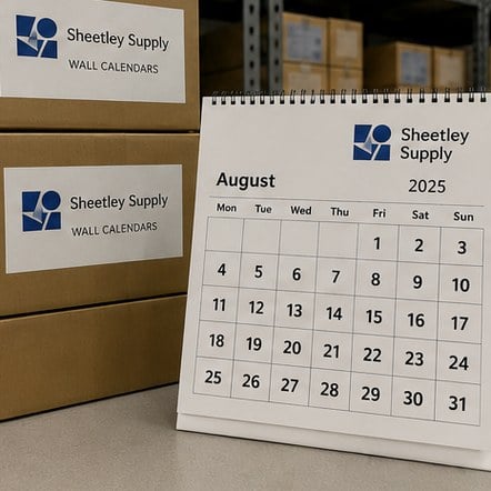 Customized wall calendars for dispatch and planning teams