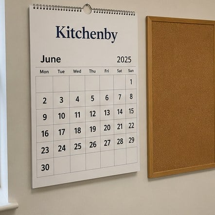 Customized wall calendars for trades and workshops