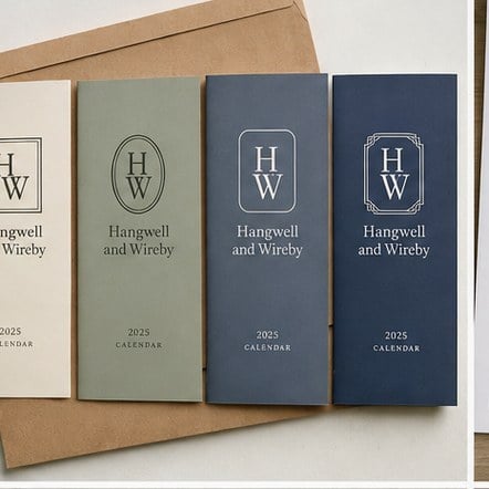 Saddle-Stitched Wall Calendars with custom branding