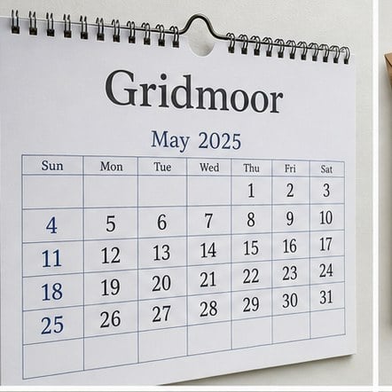 Wire-O Wall Calendars